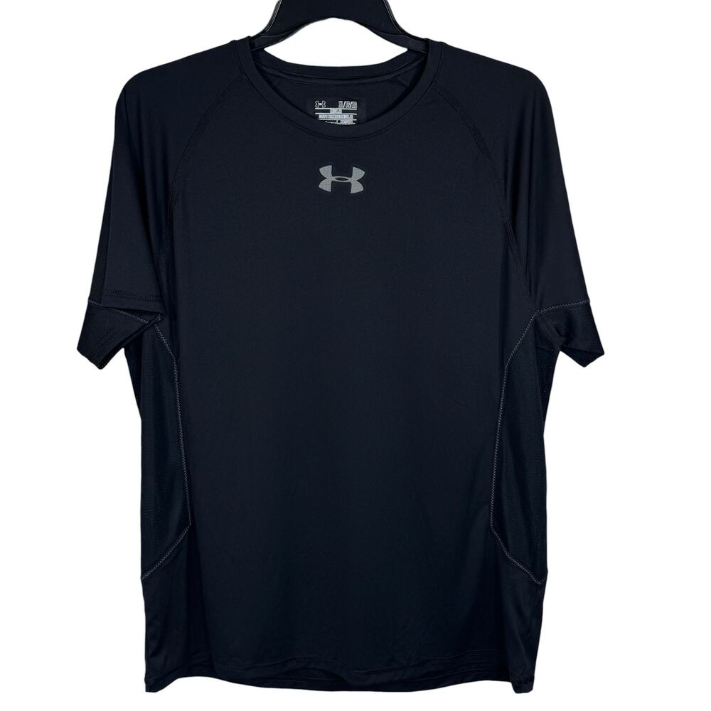 Under Armour X-Large Mens Shirt HeatGear Short Sleeves Mesh Accents Quick-Dry